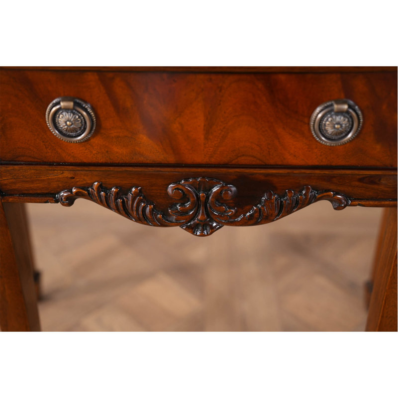 Commode d’appoint 3 tiroirs Khloe, Acajou