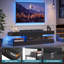 Modern Tv Stand For Tvs Up To 70" With Led And Drawer-764346046-769840672