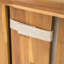 Chaise longue d'extérieur avec roulettes Riviera, structure en bois d'acacia (ensemble de 2)
