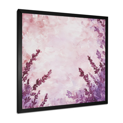 Lavande Vineyard In California I - Lavender Wall Art Living Room