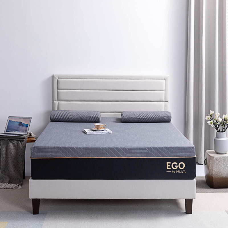 Upholstered Bed, Queen, Beige
