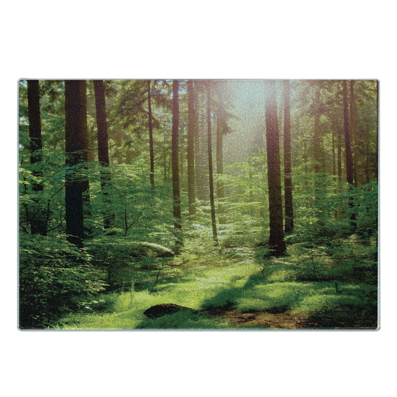 Planche à découper en verre trempé Ambesonne