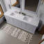 Meuble-lavabo double 84 po x 22 po, comptoir en marbre de Carrare-46124956-46124952