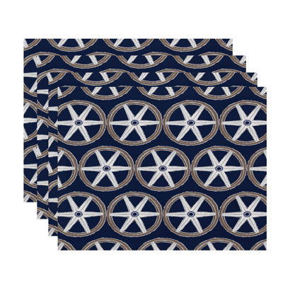 Aksel Polyester Nautical Rectangle Placemat