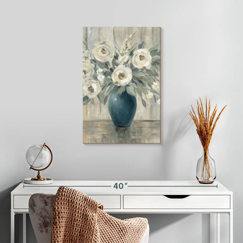 Harnek Gray Barn Floral, 24" H x 16" W