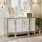 55"W Modern Sideboard Buffet with Adjustable Shelves