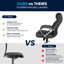 Chaise de bureau ergonomique Molly Big & Tall LeatherSoft avec appui-tête et accoudoirs-665048085