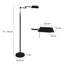 Hiott 114 H cm Task Floor Lamp