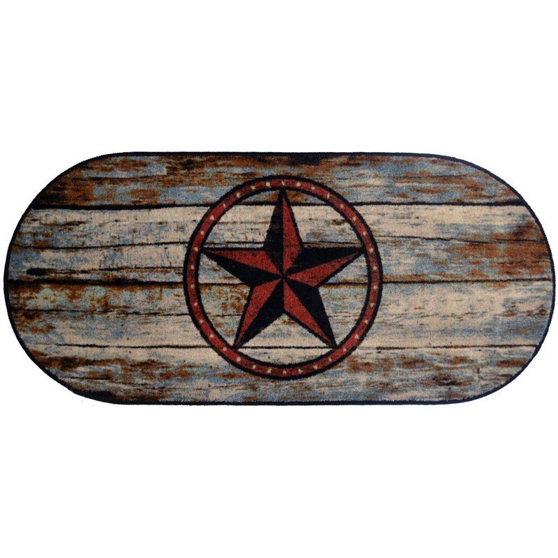 Tapis zone grise grange star Kaylyn