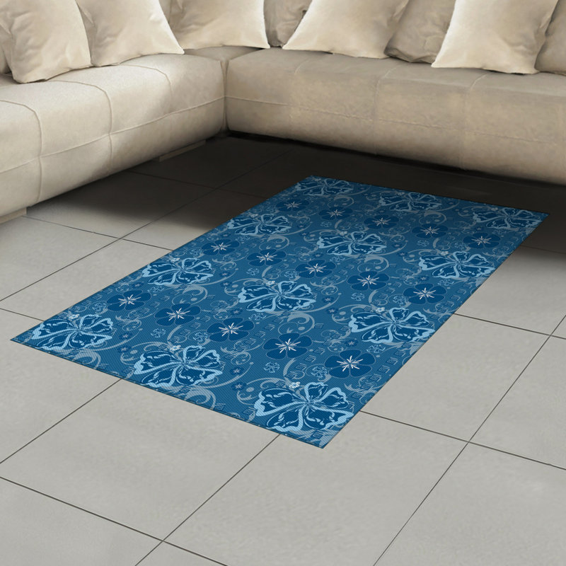 Tapis décoratif Luau, Rectangle— 4 pi x 5 pi 8 po