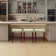 Rexalynn Upholstered Counter Stool with Solid Wood Frame