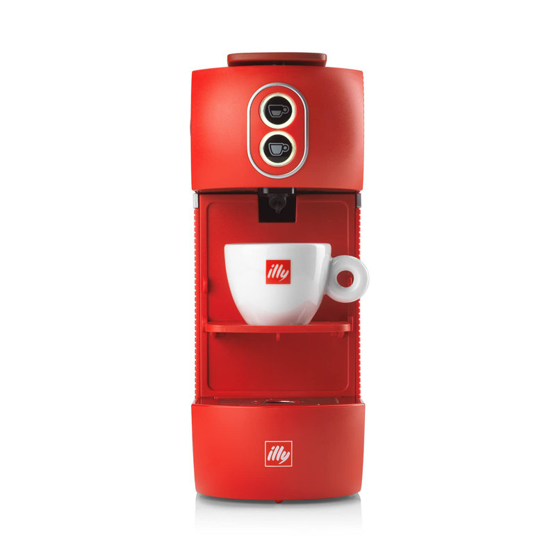 illy Easy Coffee Machine for ESE Espresso Pods, Red