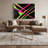 Hard Edge 88 Black Canvas Wall Art-1190343302