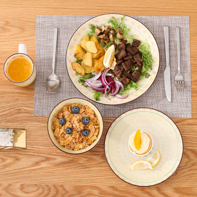 Piece Porcelain China Dinnerware Set