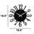 Arlo Modern 19" Silhouette Metal Wall Clock