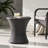 Stylish Grey Table - & Aluminum, 19.69" D Outdoor Side , H-425120430