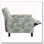 Fauteuil inclinable rembourré 27,5 po avec pieds en hêtre massif-1742486409-1742486406