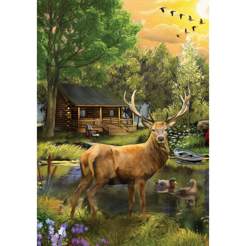 Great Outdoors Garden Flag
