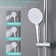 Shower System With 10" Rain Shower Head, 4 Function Adjustable Rain Dual Shower Head
