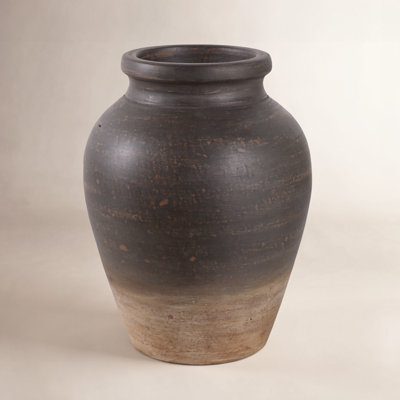 Andrelisa 10'' H Round Terracotta Table Vase