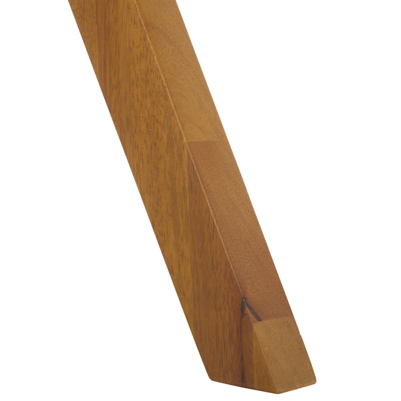 Round Solid Wood Base Dining Table, Natural