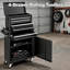 Armoire à outils à 4 tiroirs avec roulettes, chariot à outils roulant en métal avec tiroirs coulissants et doublure de protection pour atelier de garage-130371537