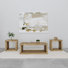 Marico 3-piece Solid Mango Coffee and End Table Set Natural
