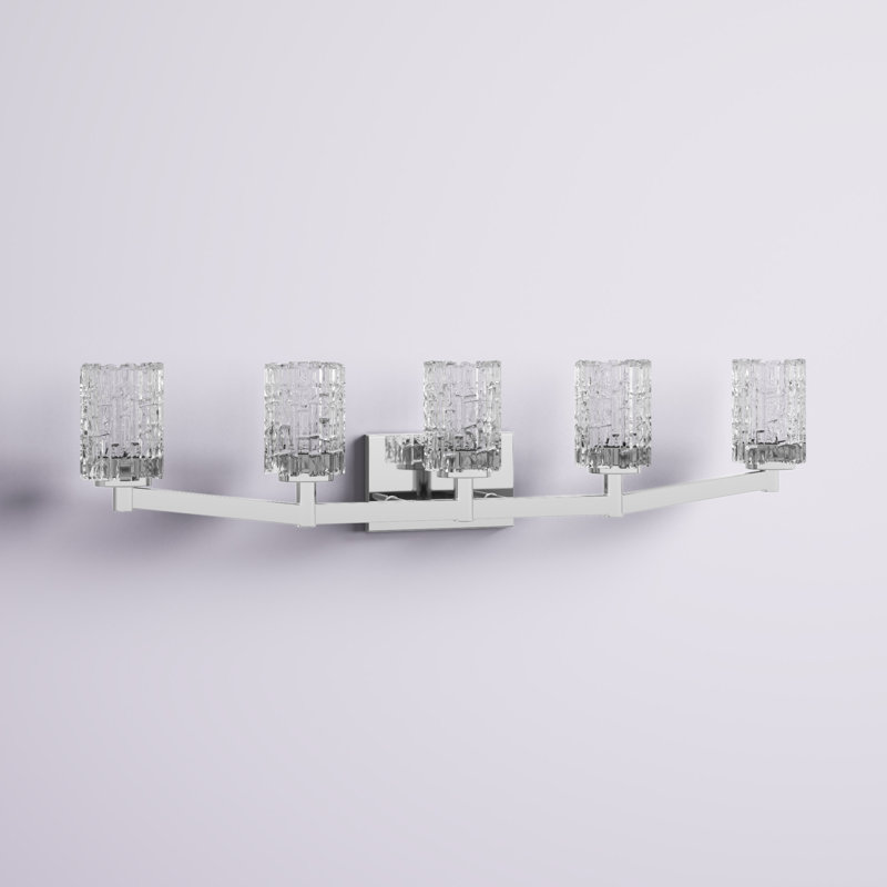 Samson 5 - Light Dimmable Vanity Light, Chrome