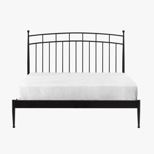 Intercon Traditional Metal Panel Bed, Black