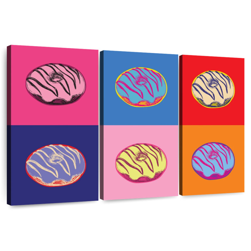 Yarlin, beignets colorés pop, H 20 po x l 33 po