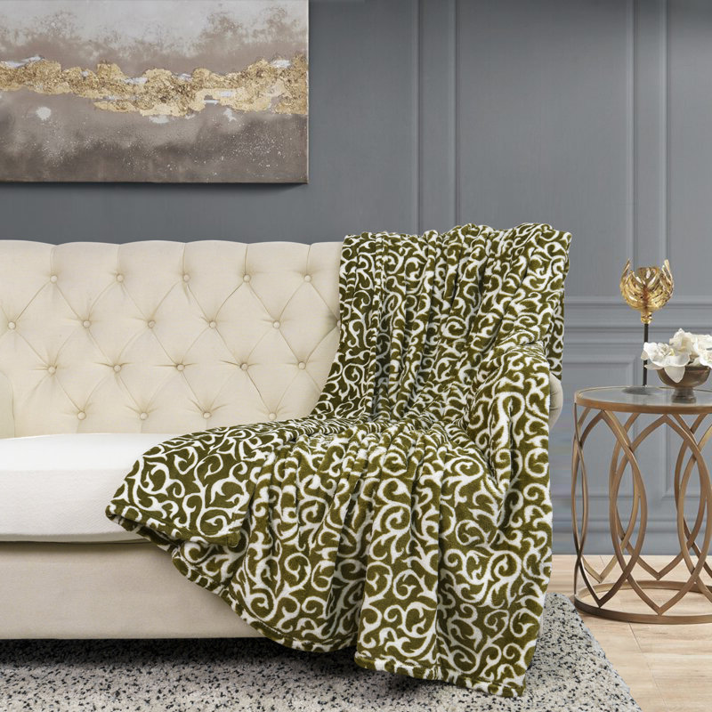 Throw Blanket, Military Olive