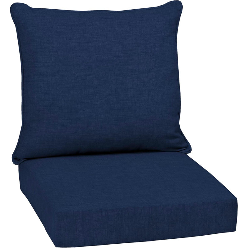 Outdoor Deep Seat Cushion Set, Weather-Proof, Rain-Proof, Fade Resistant Patio Cushion For Chair, Sofa, And Couch