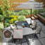 Porte-parapluie de jardin Outsunny