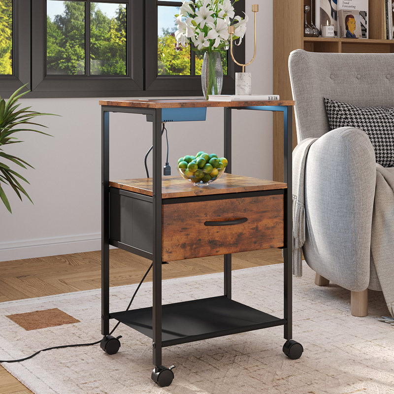 40 cm W Bedside Table