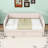 Twin-Size Upholstered Daybed with Pop-Up Twin Trundle-1420268878