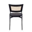 Chaise d'appoint Borrayo en noir
