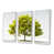 Cadre flottant blanc