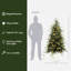 Arbre de Noël artificiel vert 6 pi pré-éclairé en pot-459183791