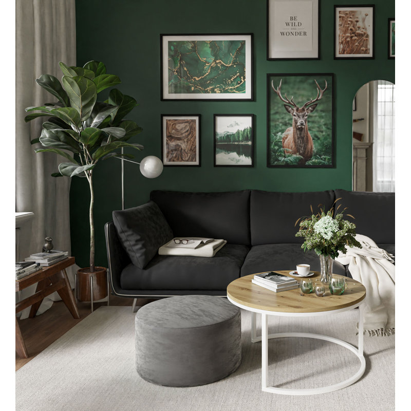 Hamp Frame Coffee Table, Artisan Oak