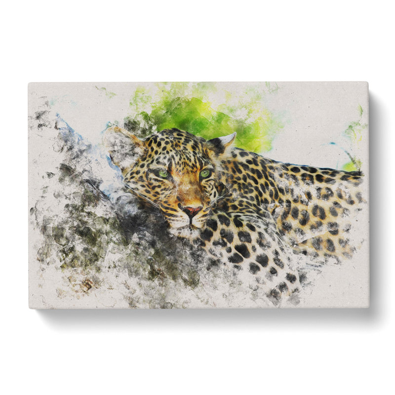 Leopard Vol.2 - Wrapped Canvas, 60cm H x 91cm W x 3cm D