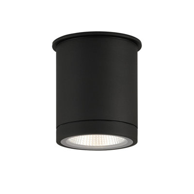 Plafonnier Plaza 100, 14 W, finition noire