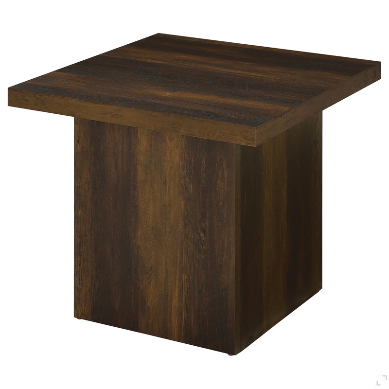 Compact Block Plinth S End Table