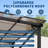 Wall Mounted Hardtop Gazebo Pergola 10x12 ft