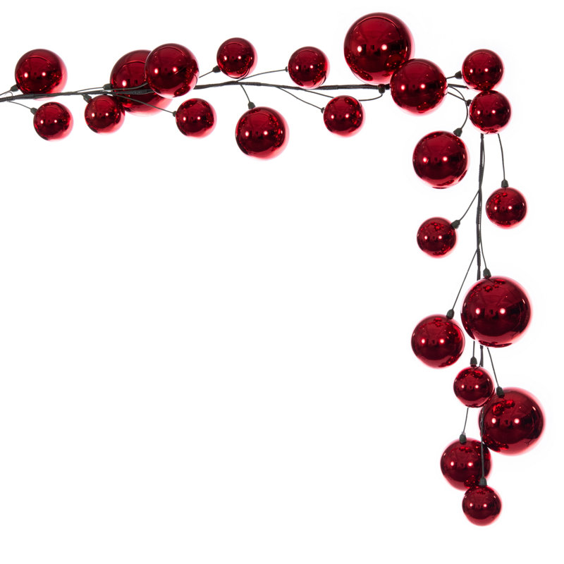 Guirlande Vickerman 10 'Red Ball Branch.