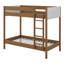 Structure de lit superposé simple et simple en molleton Teddy