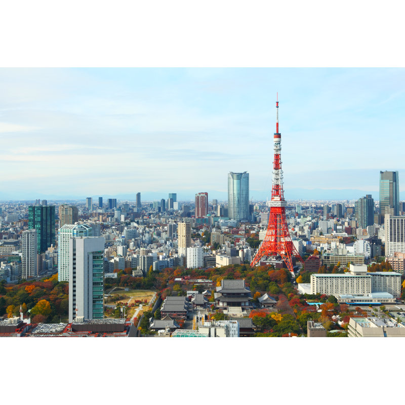 Tokyo City In Japan - Wrapped Canvas Print, 30cm H x 46cm W x 3.8cm D