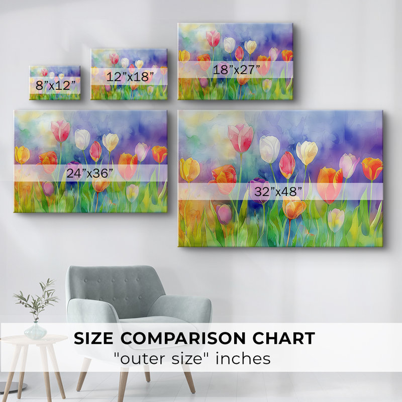 Série florale-CXI -Galerie enveloppée Cavas, 24 x 36