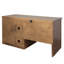 Bureau en bois massif deluxe Benno