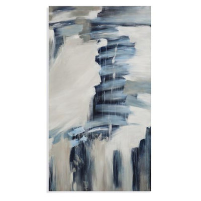 Théorie bleue peinture impression sur toile