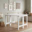 Table de salle à manger extensible à abattants de style champêtre-1194939014